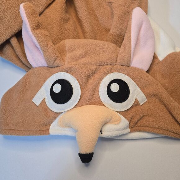 SimZoo adult unisex animal brown white pink tail large - Picture 4 of 6